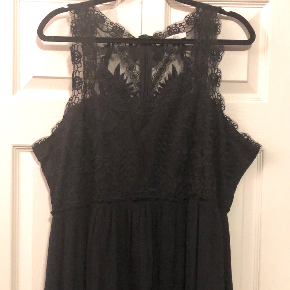 Black High Low Rebellion Dress Size XL